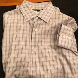 Like new patterned dress shirt Banana Republic